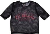 Lil Wayne Script Logo Black XL De mujer Camiseta de manga corta