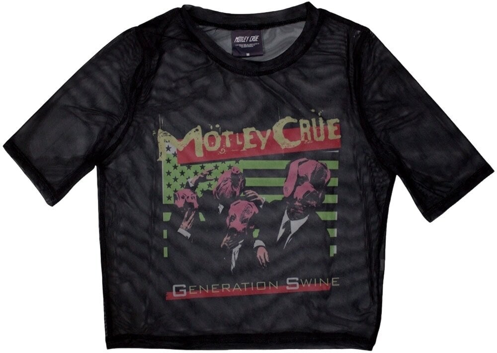 Tricou Mötley Crüe Generation Swine Black M Damă Tricou