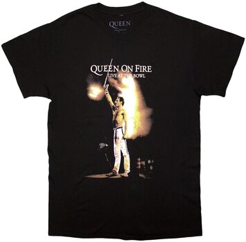 Camiseta de manga corta Queen Live At The Bowl Black S Camiseta de manga corta - 1