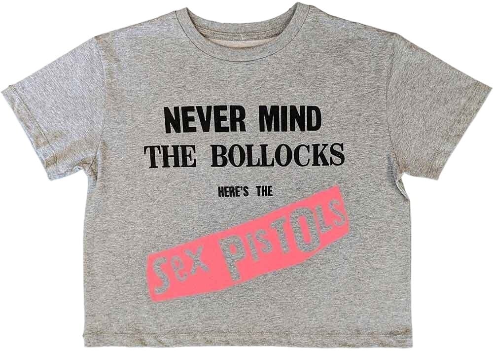 T-shirt Sex Pistols Never Mind The Bollocks Original Album Grey M Feminino T-shirt