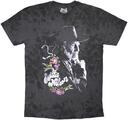 Willie Nelson Floral Black S Camiseta de manga corta