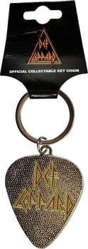 Glazbeni privjesak Def Leppard Logo Pick Privjesak za ključeve - 1