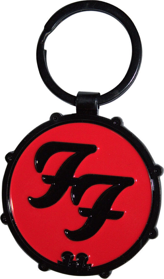 Music pendant Foo Fighters Ff Logo Drum Double-Sided Key Chain