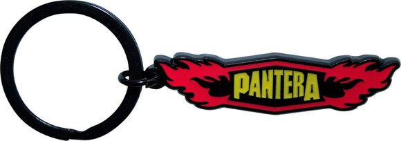 Musikhängsmycke Pantera Flames Nyckelring - 1