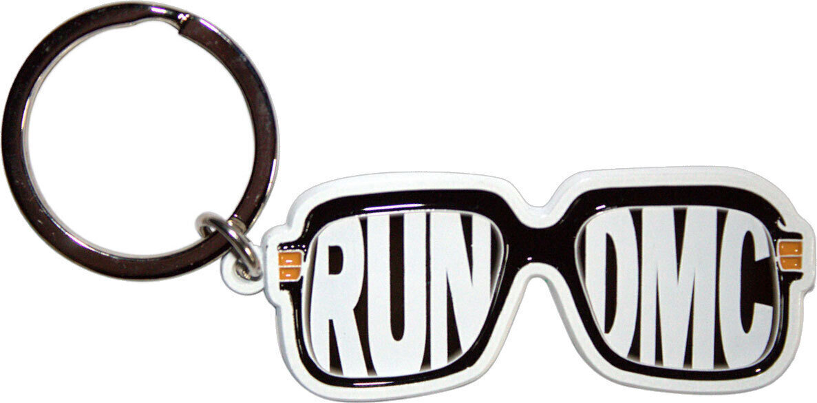 Music pendant Run DMC Glasses Key Chain