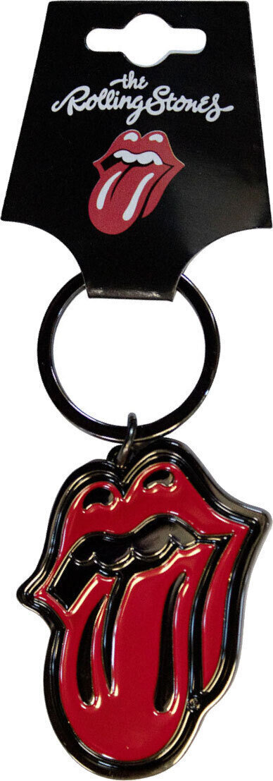 The Rolling Stones Classic Tongue Black Kľúčenka