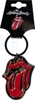 Musik vedhæng The Rolling Stones Classic Tongue Black Nøglering - 1