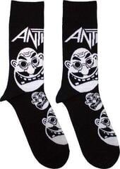 Socken Anthrax Socken Faces Pattern B&W Black 40-45