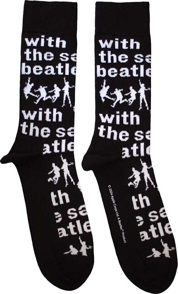Calzini The Beatles Calzini With The Beatles Silhouettes Repeat Black 40-45