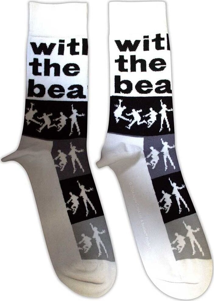Socken The Beatles Socken With The Beatles Silhouette Stripes White 40-45