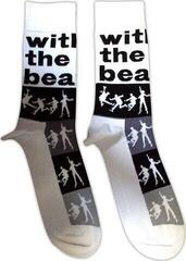 Sokken The Beatles Sokken With The Beatles Silhouette Stripes White 40-45