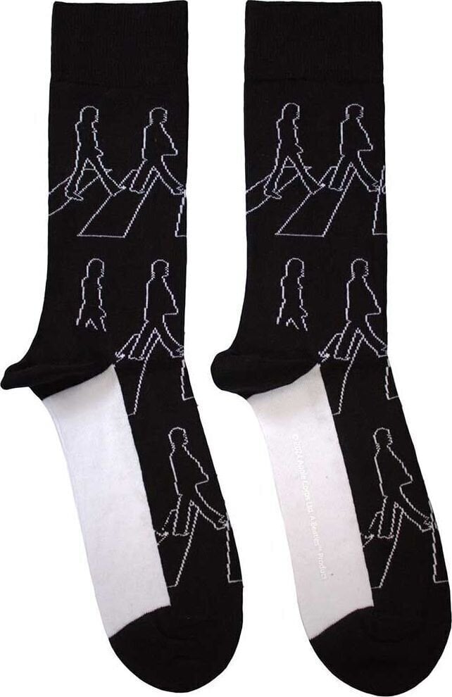 Sokker The Beatles Abbey Road Outlines Black 40-45 Sokker