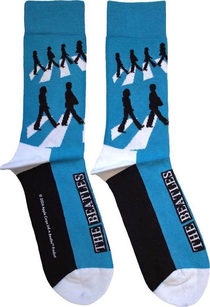Chaussettes The Beatles Abbey Road Silhouettes Repeat Blue 36-40 Femme Chaussettes