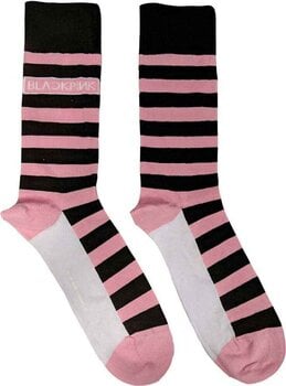 Socks Blackpink Socks Stripes & Logo Pink 40-45 - 1