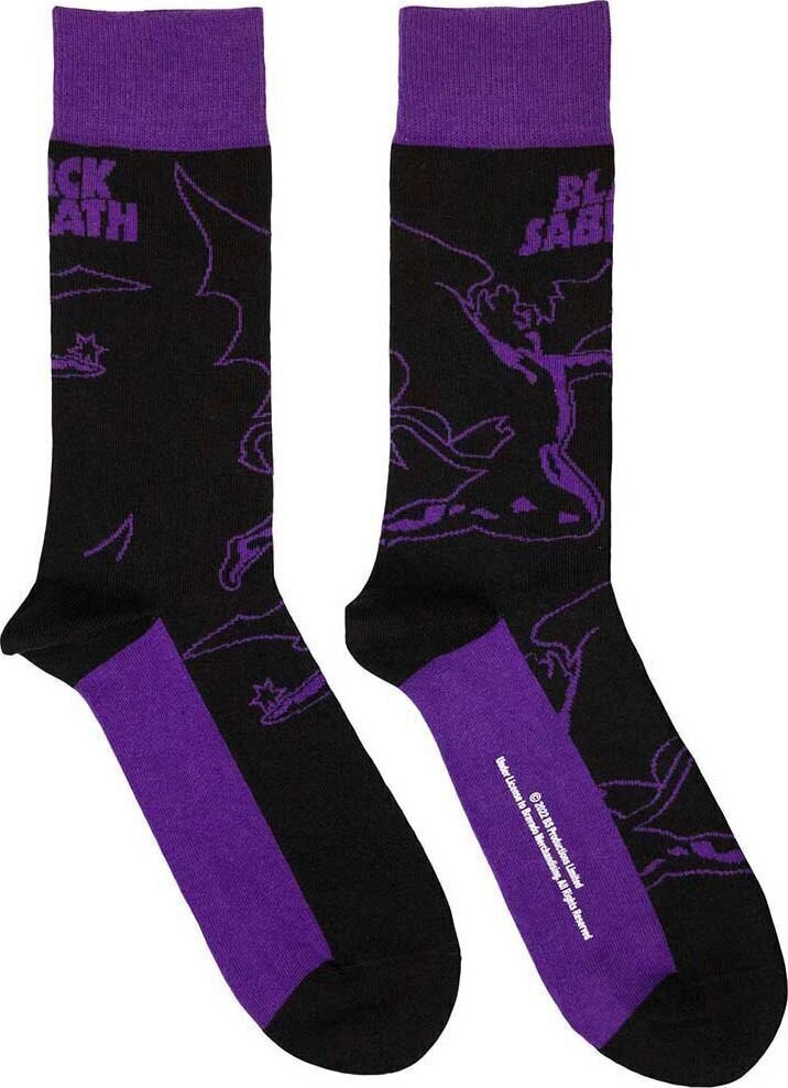 Șosete Black Sabbath Logo & Demon Black 36-40 Damă Șosete