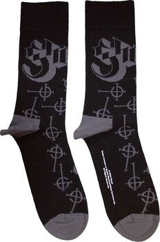 Șosete Ghost Symbol Pattern Black 36-40 Damă Șosete - 1