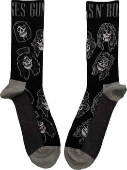 Socken Guns N' Roses Socken Skulls Band Monochrome Black 36-40 - 1