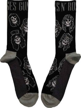 Čarape Guns N' Roses Skulls Band Monochrome Black 40-45 Čarape - 1