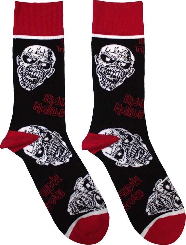 Șosete Iron Maiden Eddie Skulls Black 36-40 Damă Șosete