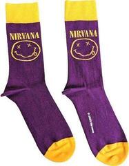Socks Nirvana Socks Yellow Happy Face Purple 36-40