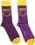 Socks Nirvana Socks Yellow Happy Face Purple 36-40