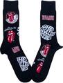 The Rolling Stones Čarape Logos Black 36-40