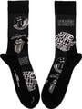 The Rolling Stones Mono Logos Black 40-45 Socks
