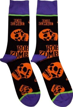 Чорапи Rob Zombie Чорапи Orange Skulls Black 40-45 - 1