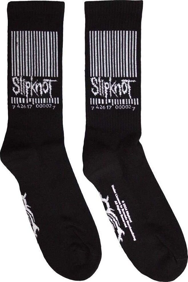 Slipknot Ponožky Barcode & Tribal S Black 40-45