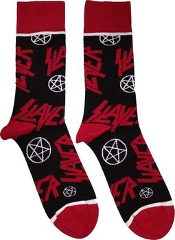 Chaussettes Slayer Logos and Pentegrams Black 36-40 Femme Chaussettes - 1