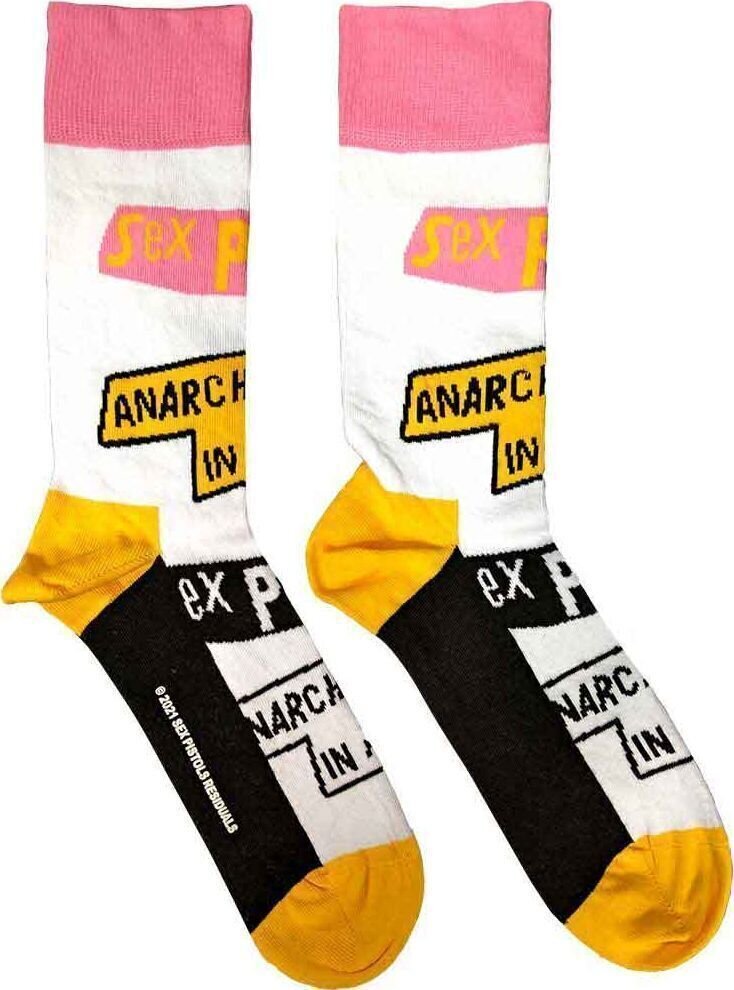 Sokken Sex Pistols Anarchy in the UK White 40-45 Sokken