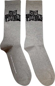 Ponožky Sex Pistols Ponožky Stacked Logo Grey 40-45 - 1