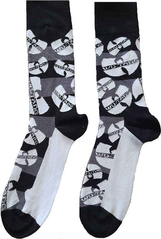 Socken Wu-Tang Clan Socken Logos Monochrome Black 36-40