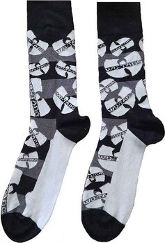 Socken Wu-Tang Clan Socken Logos Monochrome Black 36-40 - 1