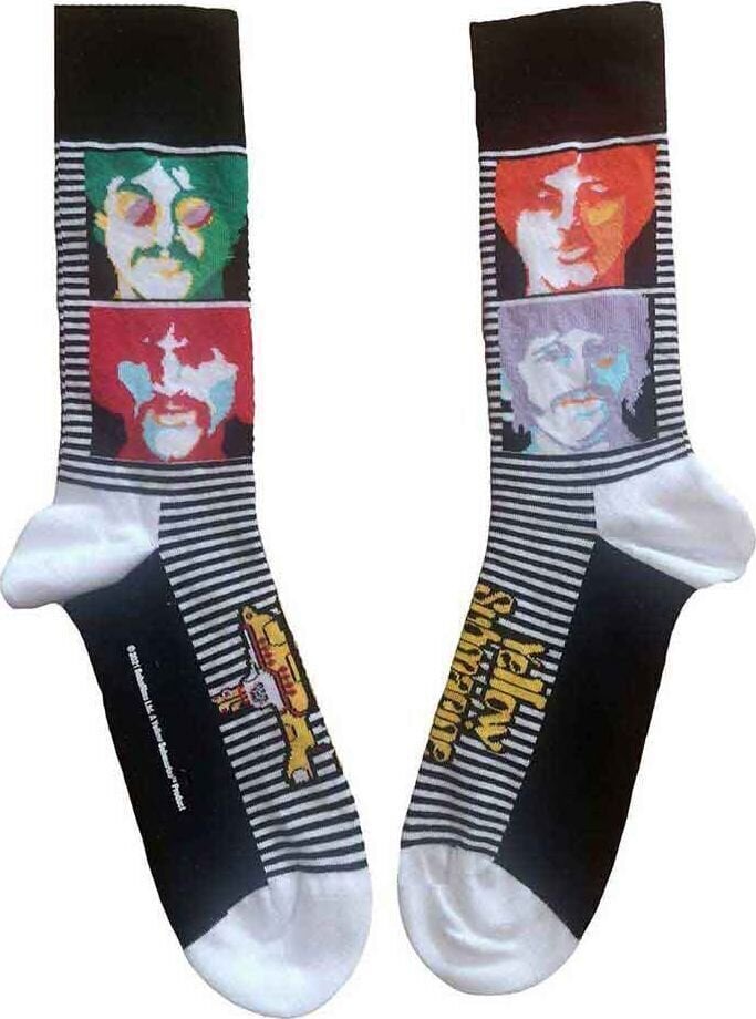 Calzini The Beatles Calzini Sea Of Science Faces Colour Black 36-40