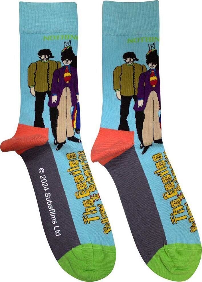 The Beatles Ponožky Sub & Band Light Blue 40-45
