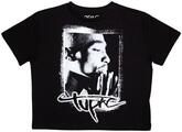 2Pac Spray Photo Black XS Ladies T-Shirt