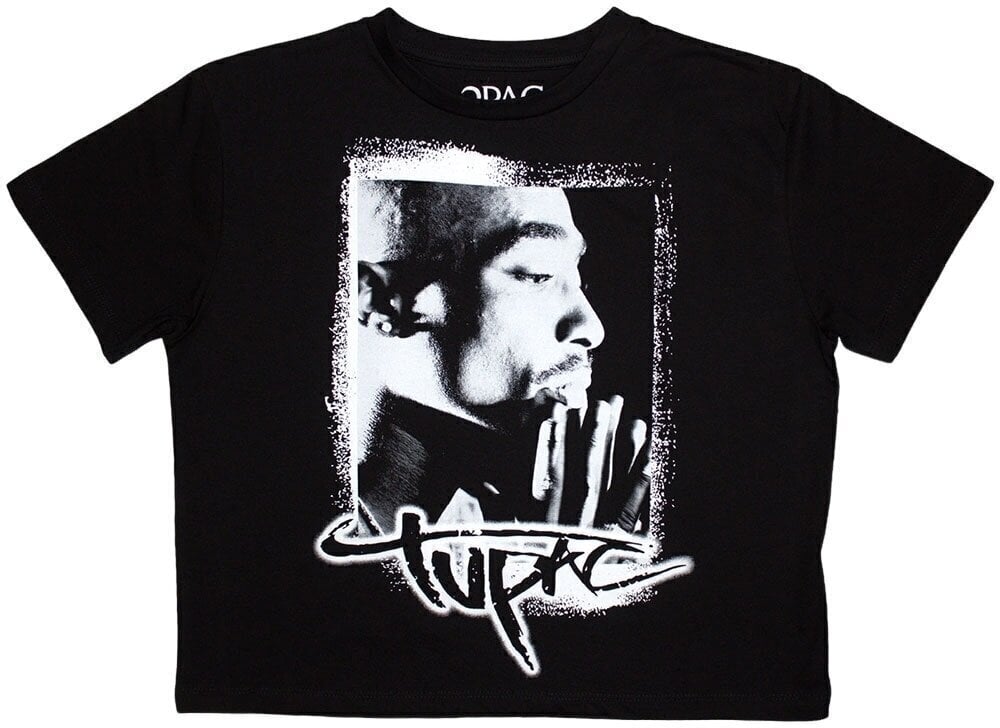 T-shirt 2Pac Spray Photo Black M Feminino T-shirt