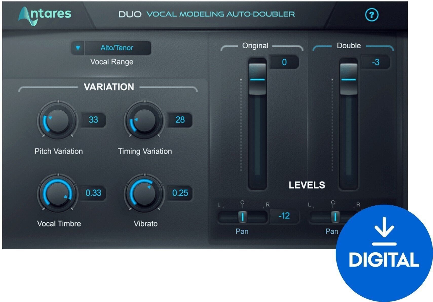 DTM・DAW Antares Duo FREE VST | Antares DUO - Automatic Vocal Doubler | Tutorial