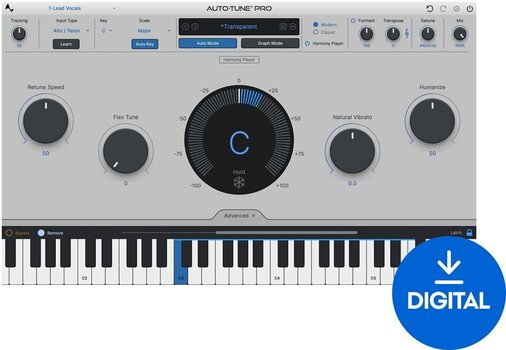 Oprogramowanie studyjne Plug-In efekt Antares Auto-Tune Pro 11 (Produkt cyfrowy) - 1