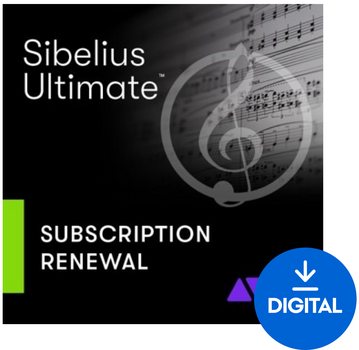 DAW Recording Software AVID Sibelius Ultimate 1Y Subscription RENEW (Digital product) - 1