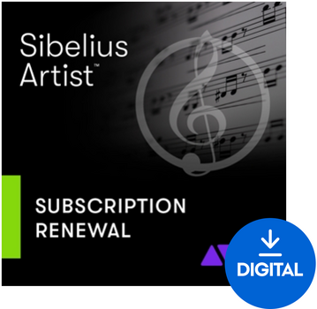 DAW Recording Software AVID Sibelius Artist 1Y Subscription RENEW (Digital product) - 1