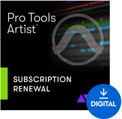 Nahrávací studiový software DAW AVID ProTools Artist 1yr Sub RENEW (Digitální produkt)