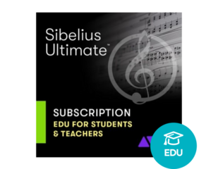 Kottázó program AVID Sibelius Ultimate Annual New Subscription for Students & Teachers (Digitális termék)