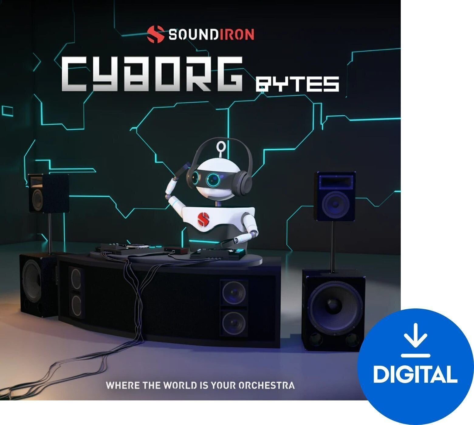 Näidisteek/Helikogu Soundiron Iron Pack 13 - Cyborg Bytes (Digitaalne toode)