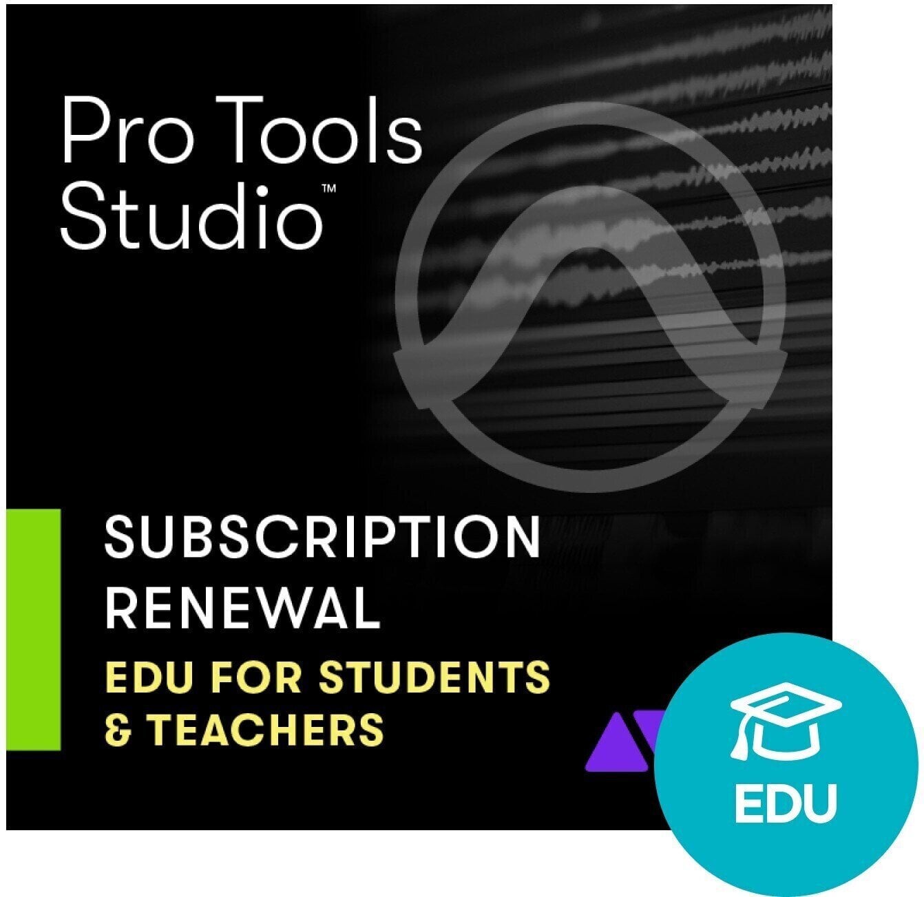 DAW Recording Software AVID PT Studio Ann Paid Annual Subscription EDU RENEWAL (Digital product)