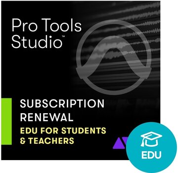 DAW Recording Software AVID PT Studio Ann Paid Annual Subscription EDU RENEWAL (Digital product) - 1