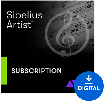 Scoring software AVID Sibelius Artist 1Y Subscription NEW (Digital product) - 1