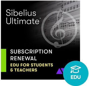 Nahrávací studiový software DAW AVID Sibelius Ultim EDU Subsc Student/Teacher RENEWAL (Digitální produkt) - 1