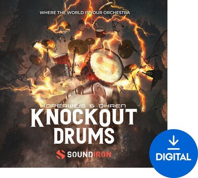 Zvočna knjižnica za sampler Soundiron Knockout Drums (Digitalni izdelek) - 1